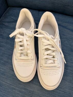 Reebok club C 85 “pride” classic tennis sneakers.